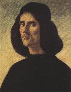 Sandro Botticelli Portrait of Michele Marullo (mk36) oil painting reproduction
